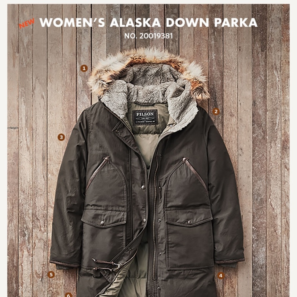 Filson Alaska down parka